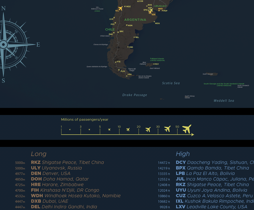 World Airports Map