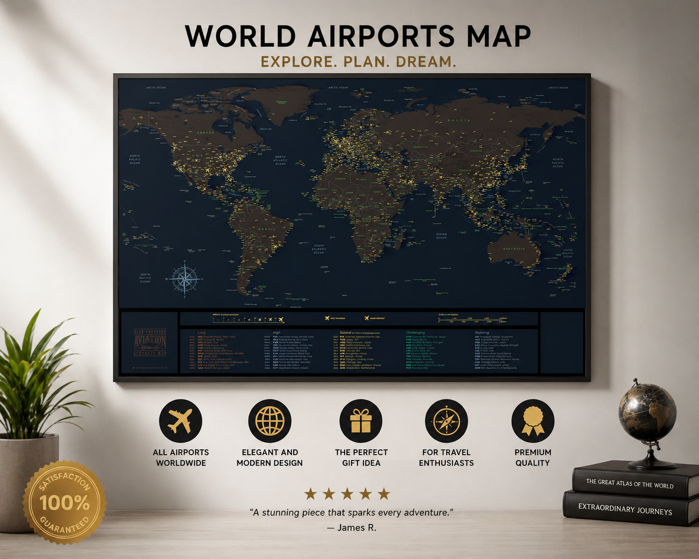 World Airports Map