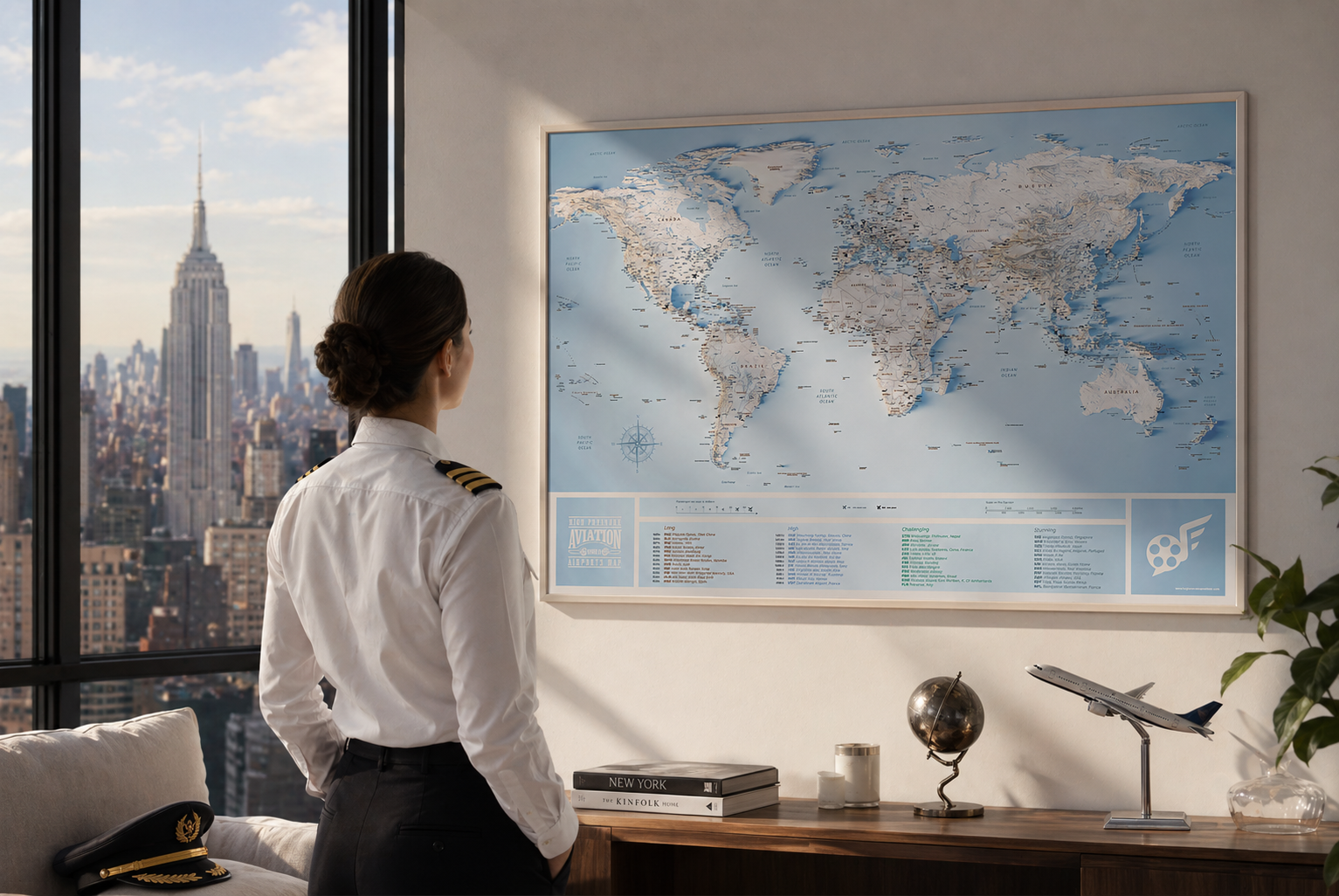 2 Airport Maps : Day + Night